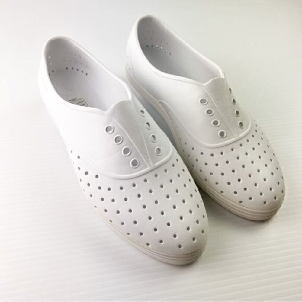 Native Shoes womens size 10 white Jericho slip on sneakers
